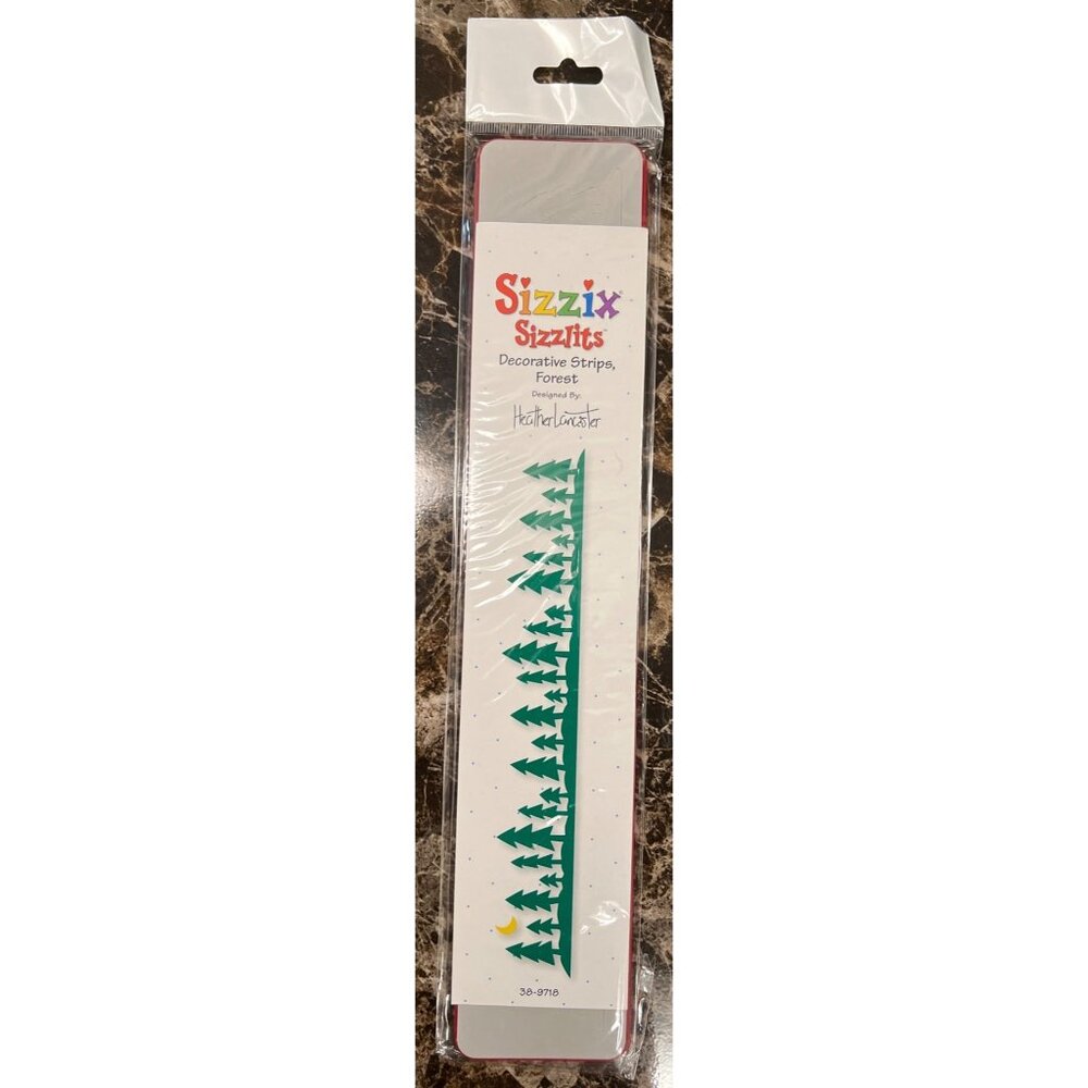 Sizzix Sizzlits Decorative Strips Die Forest By Heather Lancaster 38-9718